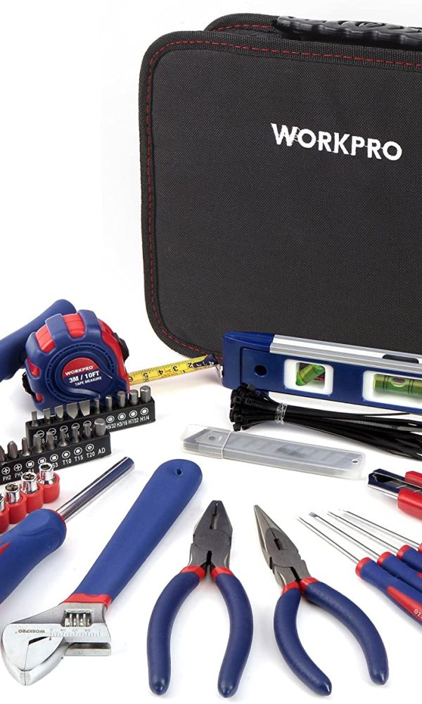 WORKPRO 100-Piece Kitchen Drawer Home Tool Kit