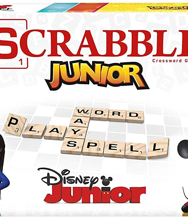 Hasbro Gaming Scrabble Junior: Disney Junior Edition Board Game